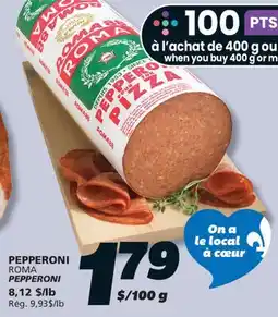 IGA ROMA PEPPERONI offer