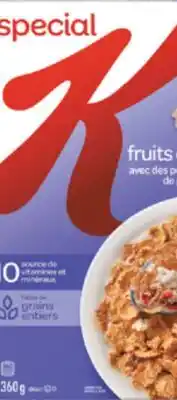 IGA KELLOGG'S SPECIAL K CEREAL offer