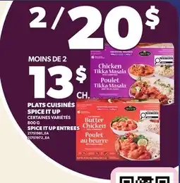 Provigo PLATS CUISINÉS SPICE IT UP | SPICE IT UP ENTREES offer