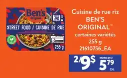Provigo CUISINE DE RUE RIZ BEN'S ORIGINAL offer