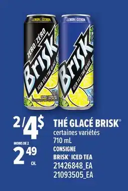 Provigo THÉ GLACÉ BRISK | BRISK ICED TEA offer