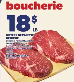 Provigo BIFTECK DE PALETTE DE BŒUF | BEEF BLADE STEAK offer