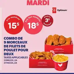 Provigo COMBO DE 9 MORCEAUX DE FILETS DE POULET POUR DEUX offer