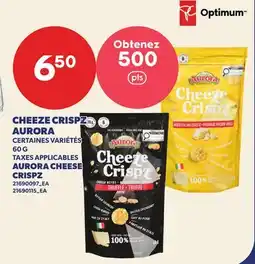 Provigo CHEEZE CRISPZ AURORA | AURORA CHEESE CRISPZ offer