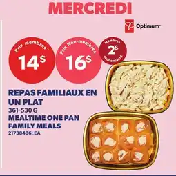 Provigo REPAS FAMILIAUX EN UN PLAT|MEALTIME ONE PAN FAMILY MEALS offer