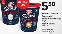 Provigo YOPLAIT SOURCE PROTÉINES | YOPLAIT SOURCE PROTEIN offer