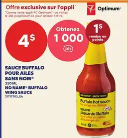 Provigo SAUCE BUFFALO POUR AILES SANS NOM | NO NAME BUFFALO WING SAUCE offer