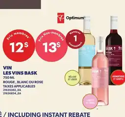 Provigo VIN LES VINS BASK offer