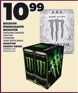 Provigo BOISSON ÉNERGISANTE MONSTER | MONSTER ENERGY DRINK offer