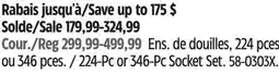 Canadian Tire Maximum 224-Pc or 346-Pc Socket Set offer