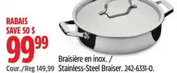 Canadian Tire Stainless-Steel Braiser offer