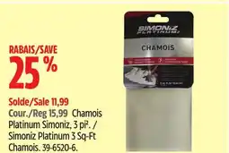 Canadian Tire Simoniz Platinum 3Sq-Ft Chamois offer