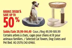 Canadian Tire Petco Selected Cat Towers, Dog Crates and Pet Bed offer
