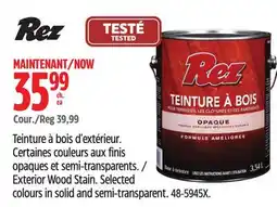 Canadian Tire Exterior Wood Stain offer