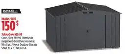 Canadian Tire Duramax Metal Outdoor Storage Shed offer