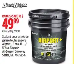 Canadian Tire Black Knight 5-Year Airport+ All-Season Driveway Sealer offer