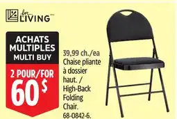 Canadian Tire High-Back Folding Chair offer