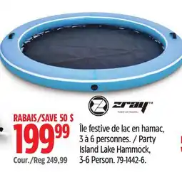 Canadian Tire Zray Party Island Lake Hammock, 3-6 Person offer