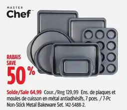 Canadian Tire 7-Pc Non-Stick Metal Bakeware Set offer