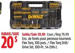 Canadian Tire Flex Torq Drill/ Drive Set, 100-Pc offer