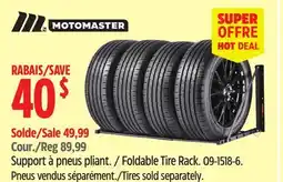 Canadian Tire Foldable Tire Rack offer