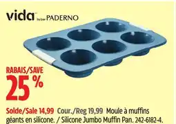 Canadian Tire Paderno Silicone Jumbo Muffin Pan offer