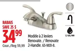 Canadian Tire Danze Renovate 2-Handle offer