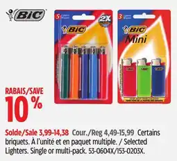 Canadian Tire Certains briquets offer