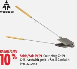 Canadian Tire Small Sandwich Iron offer