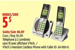 Canadian Tire VTech 2-Handset Cordless Phone with Caller ID offer