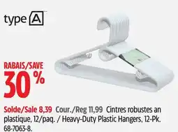Canadian Tire Heavy-Duty Plastic Hangers, 12-Pk offer