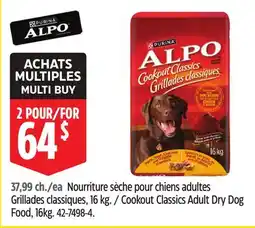 Canadian Tire Cookout Classics Adult Dry Dog Food offer