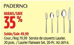 Canadian Tire Laurier Flatware Set offer