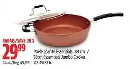 Canadian Tire The Rock 28cm Essentials Jumbo Cooker offer