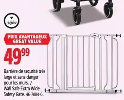 Canadian Tire Wall Safe Extra Wide Safety Gate offer