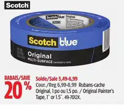 Canadian Tire Original Painter's Tape, 1˝ or 1.5˝ offer