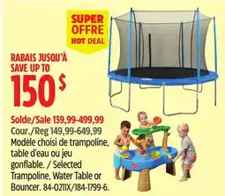 Canadian Tire Selected Jumptek Trampoline offer