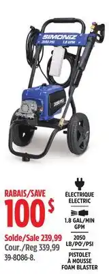 Canadian Tire SIMONIZ FOAM BLASTER offer