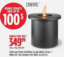 Canadian Tire Table avec foyer d'extérieur au gaz Walsh, 30 po offer