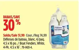 Canadian Tire Boat Fenders, White offer