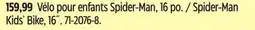 Canadian Tire Spider-Man Kids' Bike offer