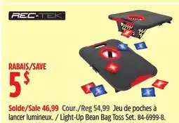 Canadian Tire Light-Up Bean Bag Toss Set offer