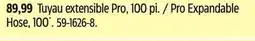 Canadian Tire Pro Expandable Hose, 100´ offer