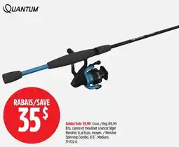 Canadian Tire Quantum Revolve Spinning Combo, 6´6˝, Medium offer