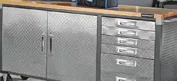 Canadian Tire 72˝ Extra-Wide Rolling Cabinet with Butcher-Block Top offer