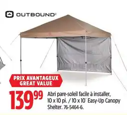 Canadian Tire OUTBOUND 10 x 10´ Easy-Up Canopy Shelter offer