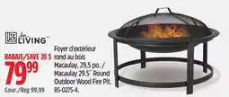 Canadian Tire Macaulay 29.5˝ Round Outdoor Wood Fire Pit offer