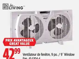 Canadian Tire FOR LIVING 9˝ Window Fan offer