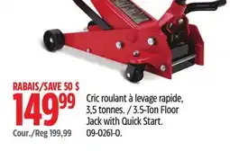 Canadian Tire BIG RED 3.5-Ton Floor Jack with Quick Start offer
