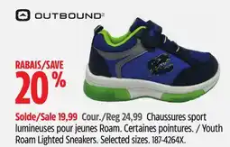 Canadian Tire Youth Roam Lighted Sneakers offer